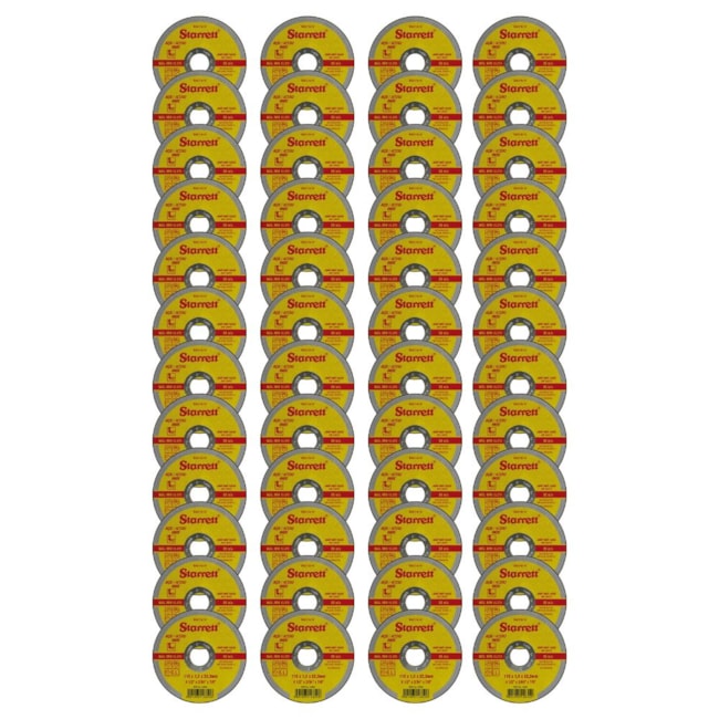 Kit de 48 Discos de Corte Inox 4.1/2