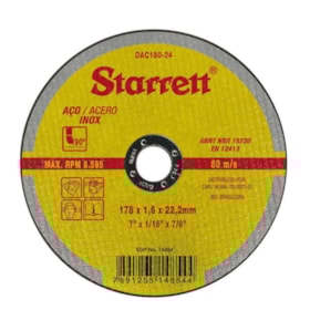 Kit de 48 Discos de Corte para Aço Inox 7