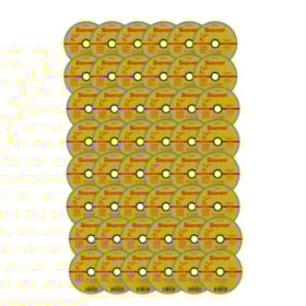 Kit de 48 Discos de Corte para Aço Inox 7