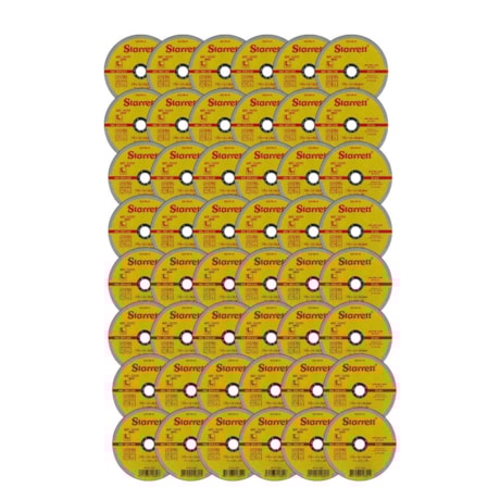 Kit de 48 Discos de Corte para Aço Inox 7