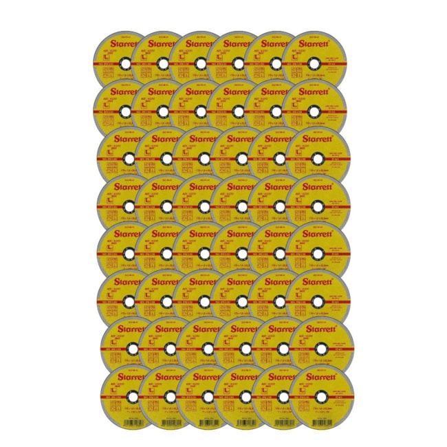 Kit de 48 Discos de Corte para Aço Inox 7