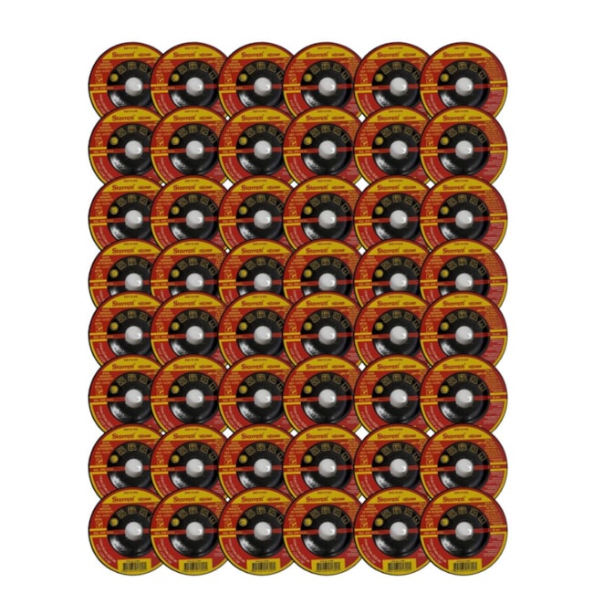 Kit de 48 Discos de Desbaste para Ferro 4.1/2