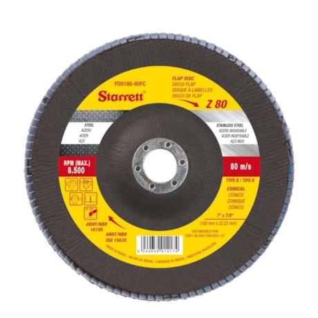 Kit de 48 Discos Flap 4.1/2