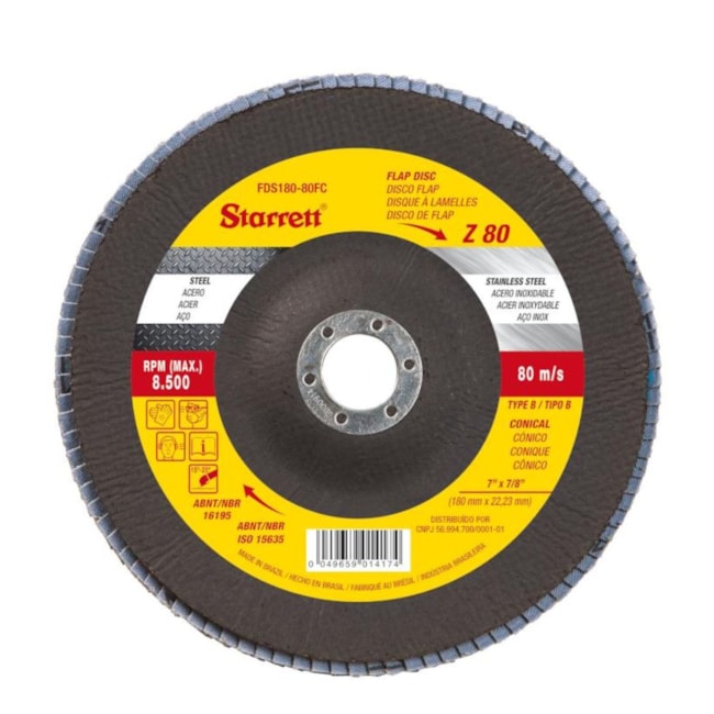 Kit de 48 Discos Flap 4.1/2