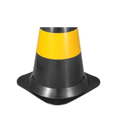 Kit de 5 Cones de Sinalização 75 cm Preto e Amarelo em Polietileno VONDER-1afb8bec-fd35-4b85-befd-58a6732be1c3