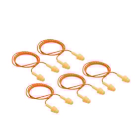 Kit de 5 Protetores Auricular de Silicone com Cordão de Poliéster 18dB CA 5745 POMP PLUS CP 3M