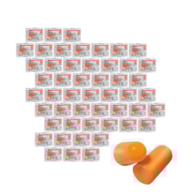 Kit de 50 Protetores Auricular de Espuma sem Cordão 16dB CA 5674 1100 3M