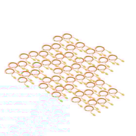 Kit de 50 Protetores Auricular de Silicone com Cordão de Poliéster 18dB CA 5745 POMP PLUS CP 3M