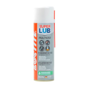 Kit de 6 Óleos Anticorrosivo 300ml SUPER LUB LB 8609 MULTIUSO LOCTITE + Luva de Segurança Tricotada Tam G