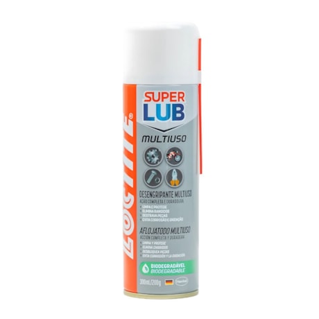 Kit de 6 Óleos Anticorrosivo 300ml SUPER LUB LB 8609 MULTIUSO LOCTITE + Luva de Segurança Tricotada Tam G-1ef6d02f-49fb-4660-9c2a-14b201241517