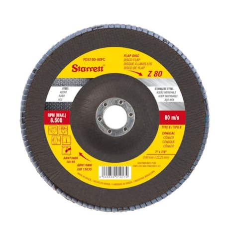 Kit de 96 Discos Flap 4.1/2