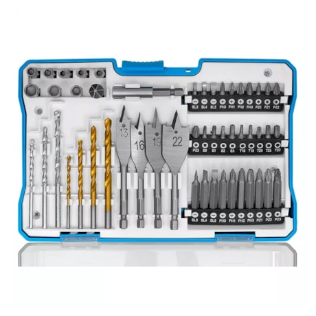 Kit de Acessórios para Furadeira e Parafusadeira 76 Peças G19516AC GAMMA-aa516a86-f4c2-431c-a49a-f1564266beab