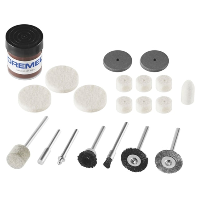 Kit de Acessórios para Limpar e Polir com 20 Peças 684 DREMEL-442aee4f-3422-45d9-8b2d-df588d94016d