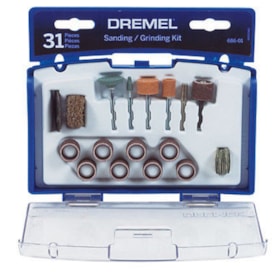 Kit de Acessórios para Lixar e Gravar 31 Peças 26150686AA DREMEL