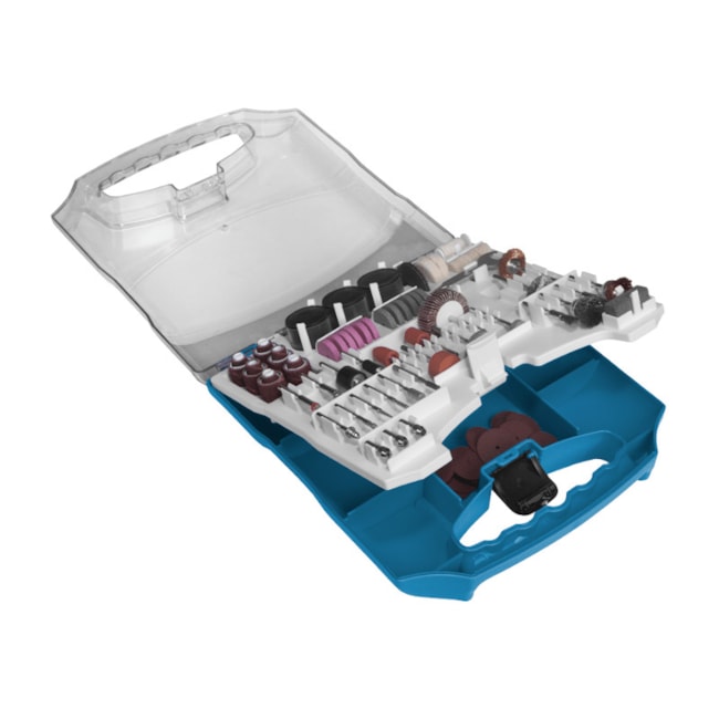 Kit de Acessórios para Micro Retífica 180 Peças G19507AC GAMMA-153e4886-3328-4d3d-a4ab-5726ff3c2ed4