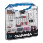 Kit de Acessórios para Micro Retífica 180 Peças G19507AC GAMMA Kit de Acessórios para Micro Retífica 180 Peças G19507AC GAMMA