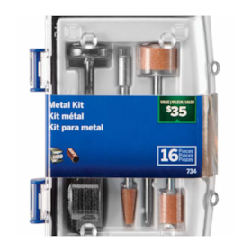 Kit de Acessorios para Micro Retifica com 16 Peças 26150734AB DREMEL