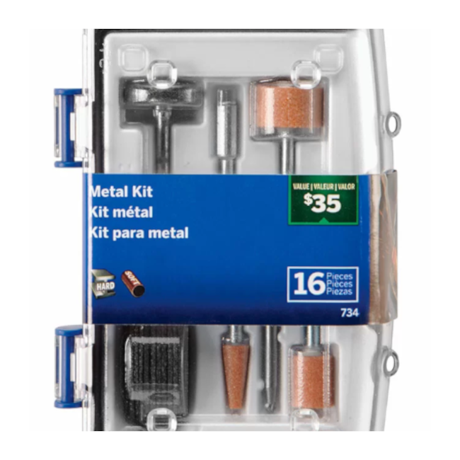 Kit de Acessorios para Micro Retifica com 16 Peças 26150734AB DREMEL -7496d875-f31c-4d70-9692-5430bfca0e8e