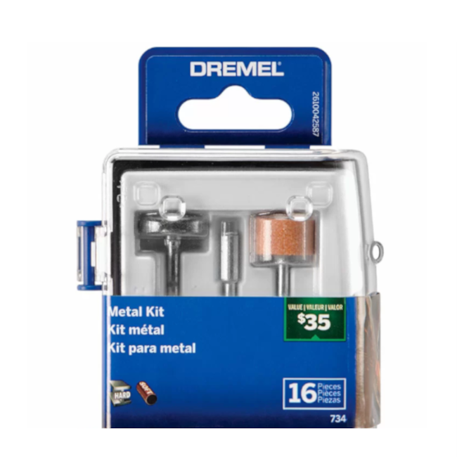 Kit de Acessorios para Micro Retifica com 16 Peças 26150734AB DREMEL -531f839b-0c67-4556-8eef-54249c31cea4
