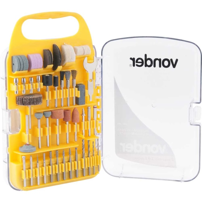 Kit de Acessórios para Microrretífica com 181 Peças ARV 181 VONDER-368bbb93-13c7-461a-944d-7973eeca7e5b