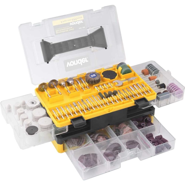 Kit de Acessórios para Micro Retífica com 350 Peças 6061350000 VONDER-af5e20e6-81a5-4a98-9e09-0704a2fa49d5