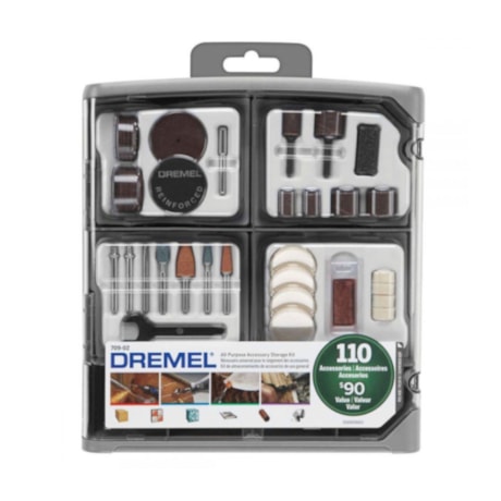 Kit de Acessórios para Uso Geral com 110 Peças Dremel 709