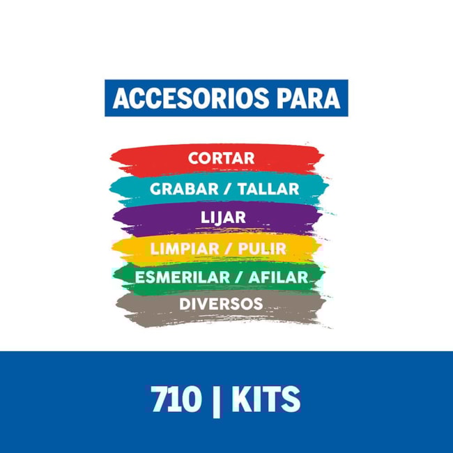 Kit de Acessórios Uso Geral para Micro Retífica com 160 Peças 26150710AK DREMEL-8ea0e20e-c68d-4044-a217-bd4d3d9427a1