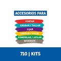 Kit de Acessórios Uso Geral para Micro Retífica com 160 Peças 26150710AK DREMEL