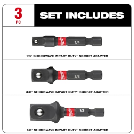 Kit de Adaptador para Soquete 1/4