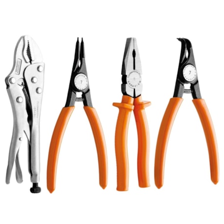 Kit de Alicates Isolados Universal, de Pressão, Anel Reto e Anel Curvo TRAMONTINA PRO-807296b8-b71e-4fa2-bac0-3ecf3101943d