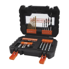 Kit de Bits e Brocas com 31 Peças A7233-XJ BLACK + DECKER