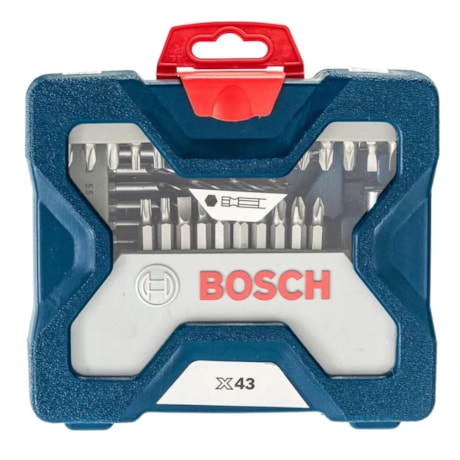 Kit de Bits e Brocas para Fixar e Parafusar com 43 Peças 2607017510 X-LINE BOSCH