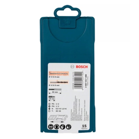 Kit de Bits e Brocas para Furar e Parafusar com 15 Peças X-LINE 2607017408 BOSCH-d33541aa-ecaa-4bcc-ab17-6e59646c5dae