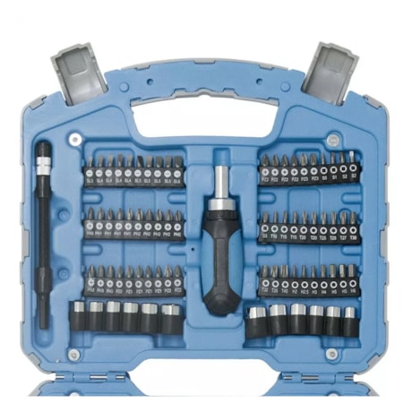 Kit de Bits e Soquetes com 92 Peças G19527AC GAMMA-a18fb9d2-c659-4e44-82cd-d3e49d28d128