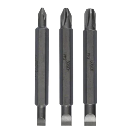 Kit de Bits Fenda/Phillips 4.5mm Nº1/2/3 x 60mm Ponta Dupla com 3 Peças 2607001746 BOSCH-be9c61e4-420d-479d-8b9c-d2a45c13ef78
