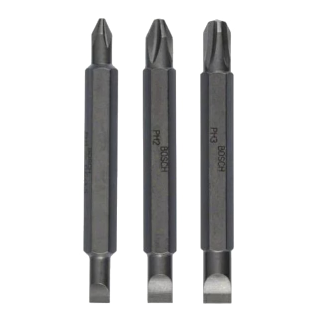 Kit de Bits Fenda/Phillips 4.5mm Nº1/2/3 x 60mm Ponta Dupla com 3 Peças 2607001746 BOSCH-e58f3a87-7485-4243-ab45-6ecb8ee69d01