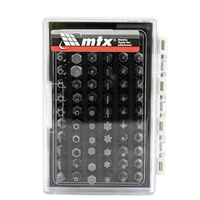 Kit de Bits Fenda/Phillips/Tork/Pozidrive de 61 Peças 113879 MTX-2ccb6678-3df7-421d-ace2-c3384c659ecf