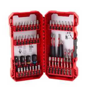 Kit de Bits para Fixar e Parafusar Shockwave com 54 Peças 48-32-4010 MILWAUKEE