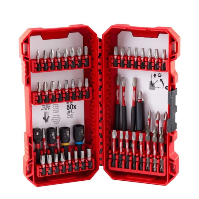 Kit de Bits para Fixar e Parafusar Shockwave com 54 Peças 48-32-4010 MILWAUKEE-63d456be-0a01-4ff8-a3b0-849103153a9d