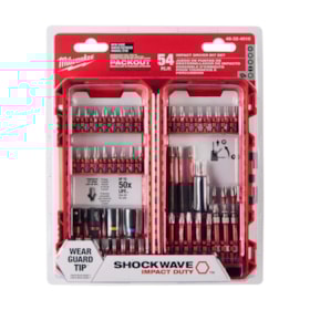 Kit de Bits Shockwave para Fixar e Parafusar 54 Peças 48-32-4010 MILWAUKEE