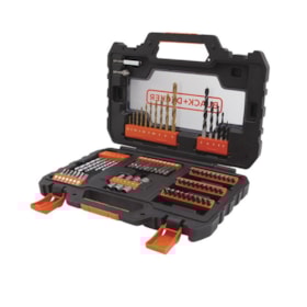 Kit de Brocas Bits e Pontas com 76 Peças A7231-XJ BLACK + DECKER