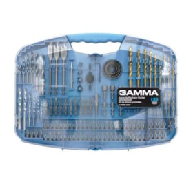 Kit de Brocas, Bits e Serras Copo 128 Peças G19517AC GAMMA
											