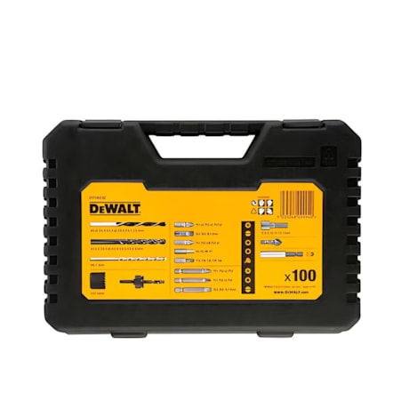 Kit de Brocas Bits e Soquetes com 100 Peças DT71563-QZ DEWALT-f2b26e24-9476-4cf0-8ed6-eea162d05ba2