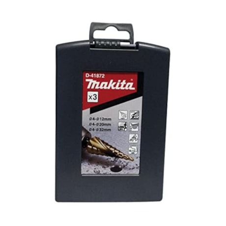 Kit de Brocas Escalonadas com 3 Peças D-41872 MAKITA-1e85403c-0d14-4227-ab0e-61e0930a6746