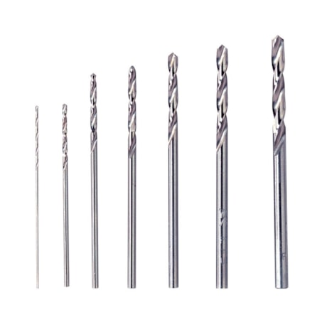 Kit de Brocas HP HSS 0.8 a 3.2mm para Micro Retífica 7 Peças 26150628AE DREMEL-d946e0ea-4f3a-42df-9e44-57f8dcdb26c5