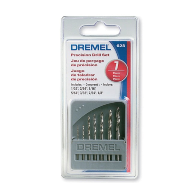 Kit de Brocas HP HSS 0.8 a 3.2mm para Micro Retífica 7 Peças 26150628AE DREMEL-e201314f-3c1f-45f8-830e-32680e0c28ea