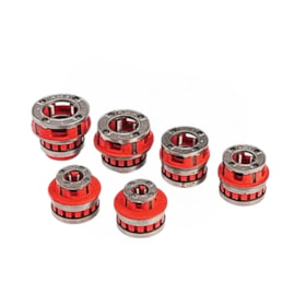 Kit de Cabeçotes 12-R 1/2”-2” BSPT para Rosqueadeira Portátil à Bateria 760 FXP 74483 RIDGID