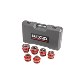 Kit de Cabeçotes 12-R 1/2”-2” BSPT para Rosqueadeira Portátil à Bateria 760 FXP 74483 RIDGID