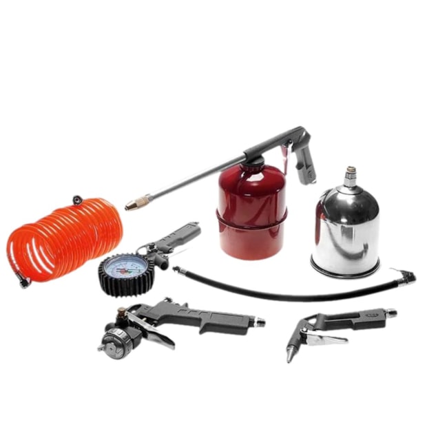 Kit de Compressor de Ar 20 Pés 200 Litros + Kit para Compressor PRESSURE-c93bb661-ebb7-429d-a58a-0b0f0536fd4f