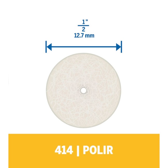 Kit de Disco de Feltro para Polir 1/2